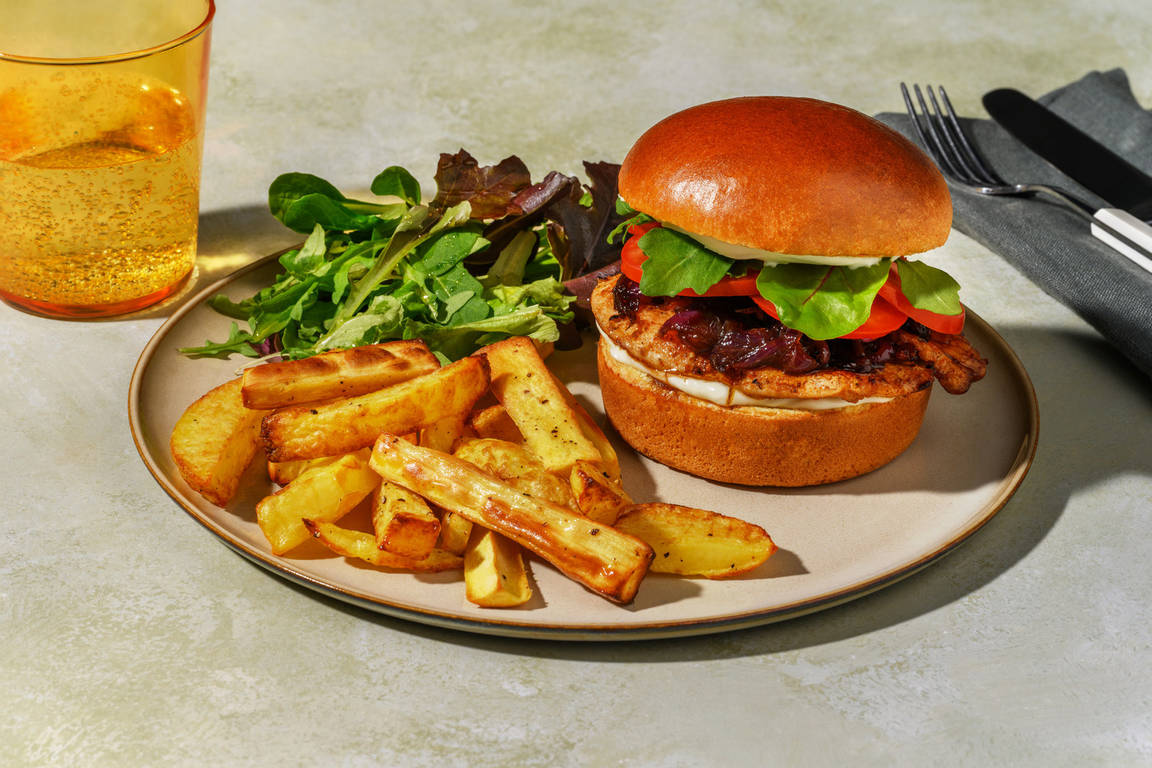 Portugisisk kyllingburger