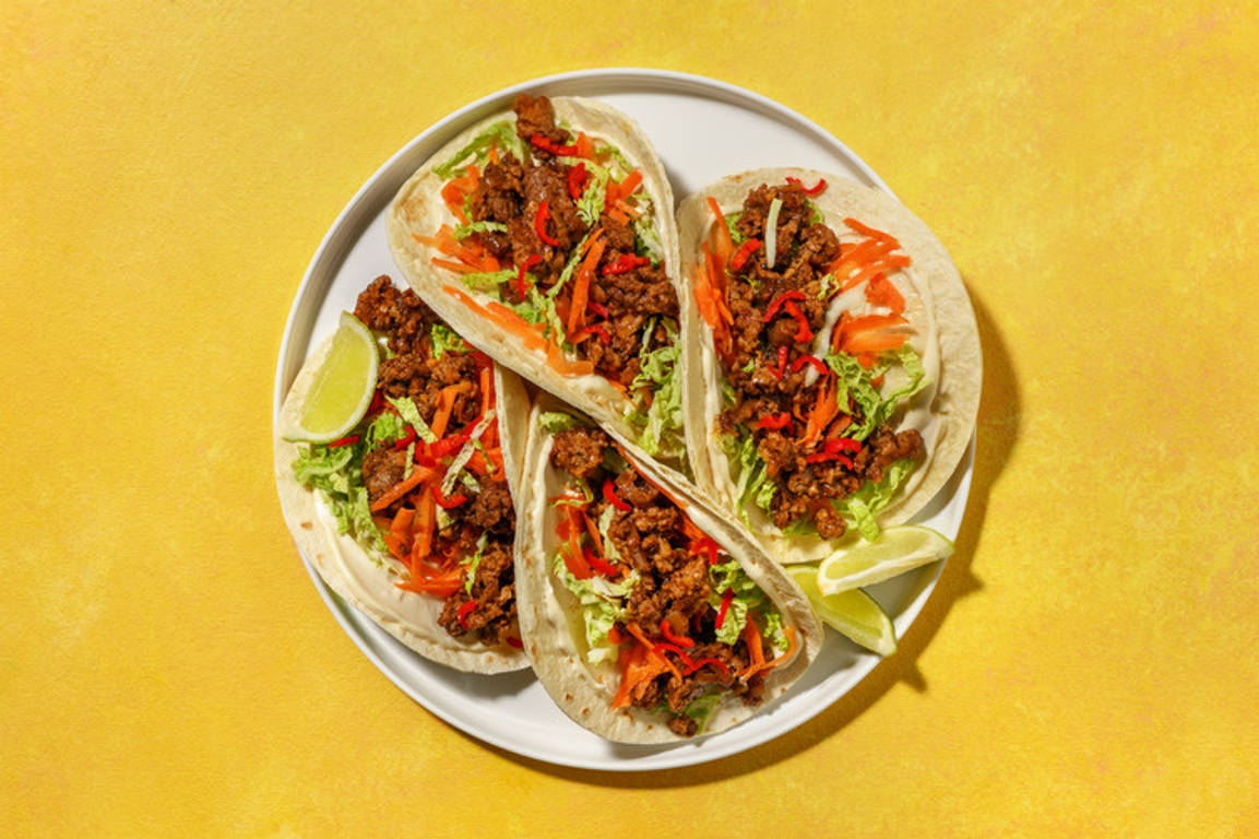 Rask japansk kjøttdeigtaco