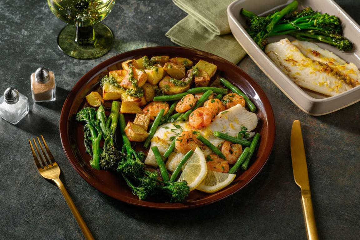 Zesty Basa in Prawn and Buttery Prawn Sauce