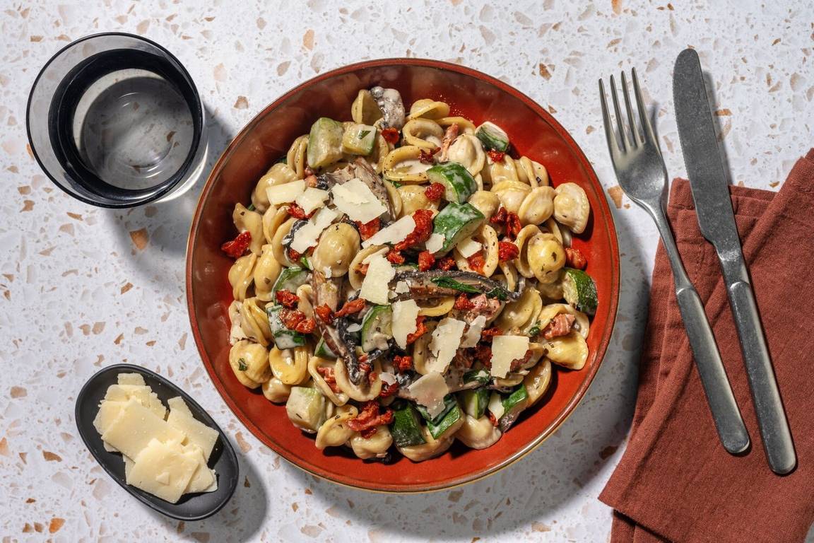 Krämig prosciuttopasta 
