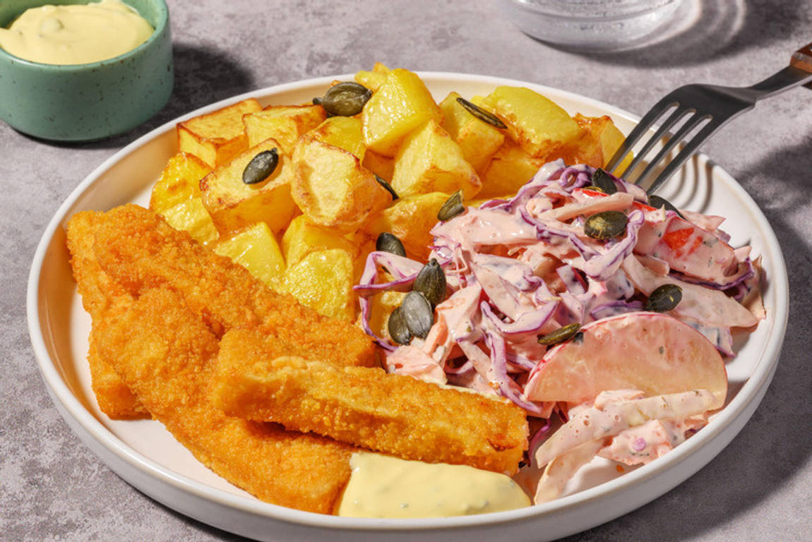 Knusperstäbchen nach Fisch-Art 