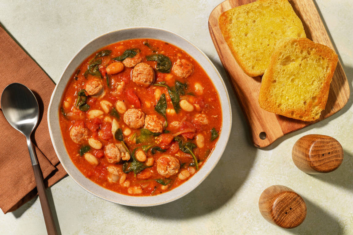 One-Pot Bohnen und Würstchen nach Boston Art