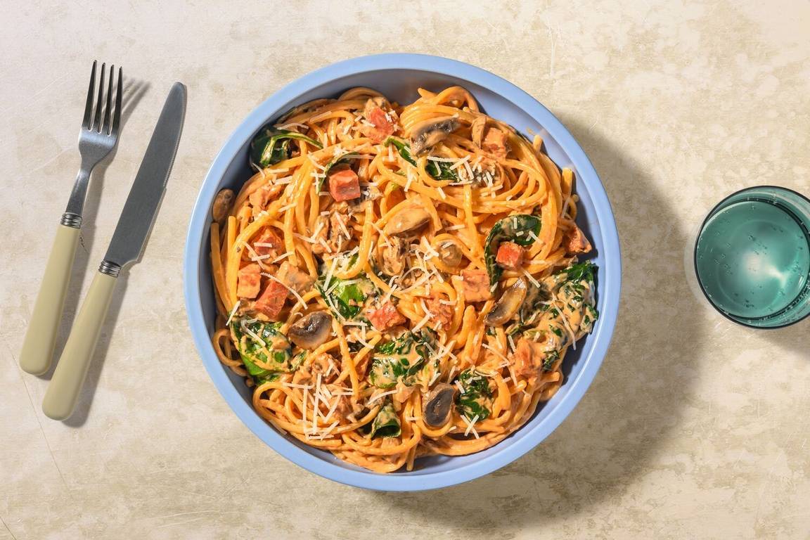 Chorizo and Mushroom Pasta