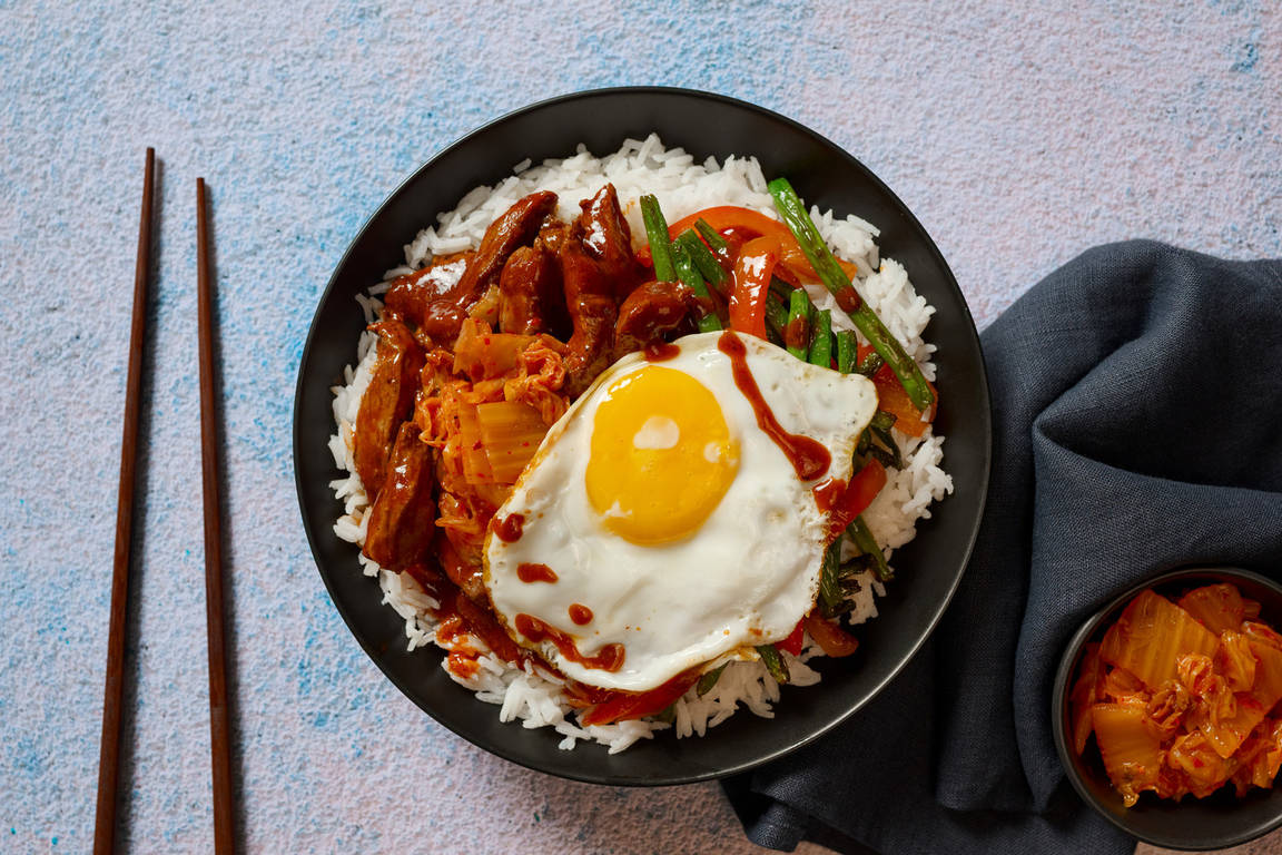Korean-Style Beef Bibimbap