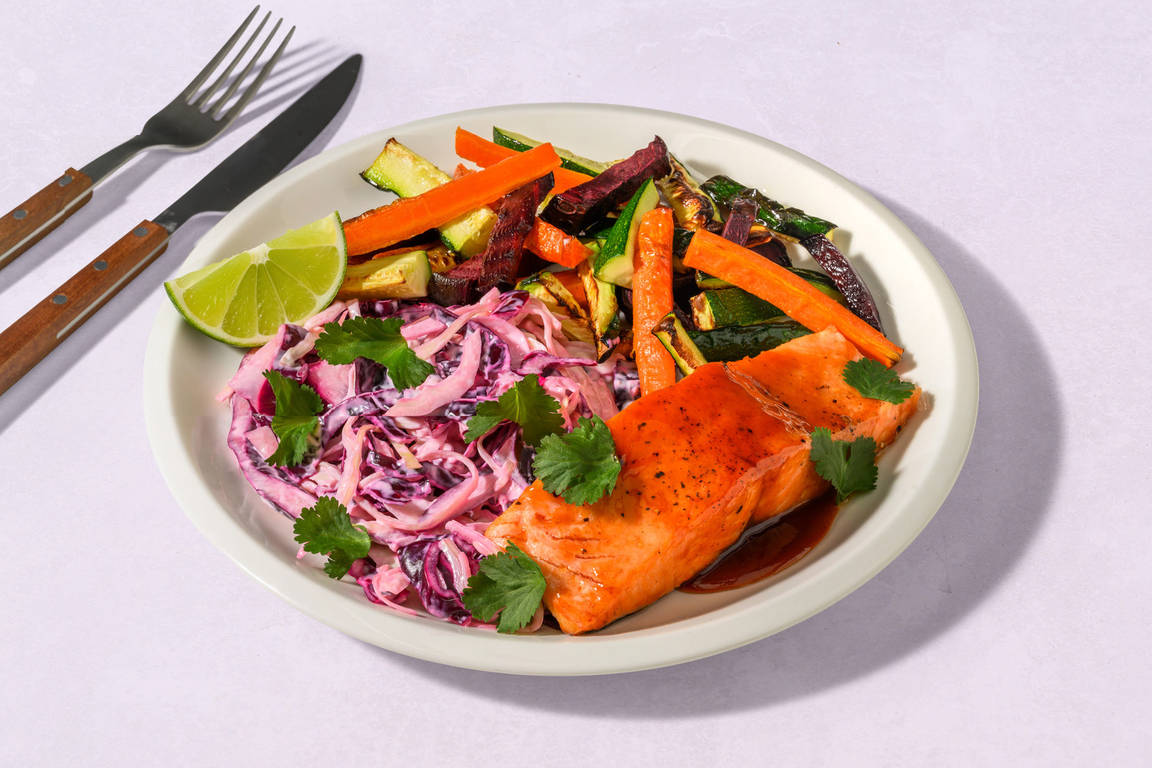 Honey Chipotle-Glazed Salmon