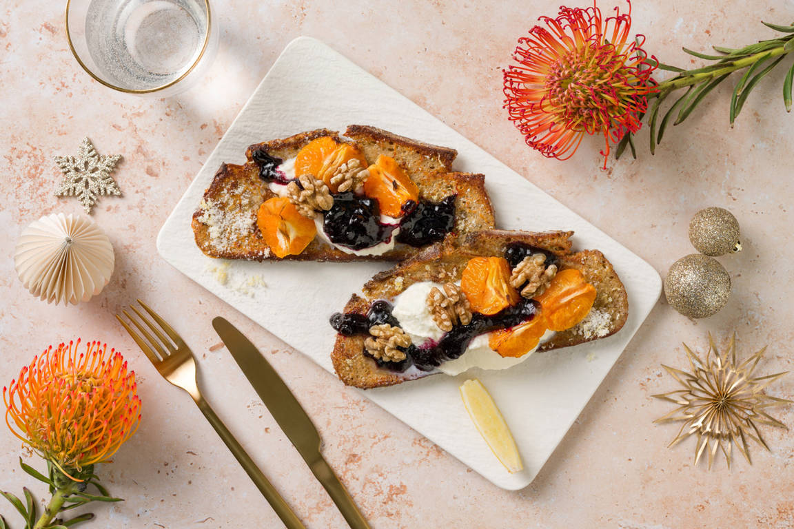 Parisian-Style Lemon Sugar Sourdough Toast