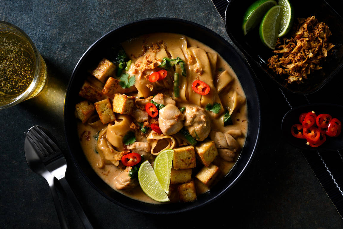 Prime Malaysian Chicken & Tofu Noodle Soup