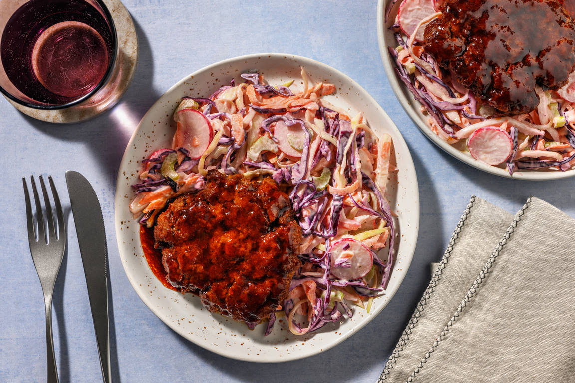 Teriyaki-Glazed Beef & Pork Patties
