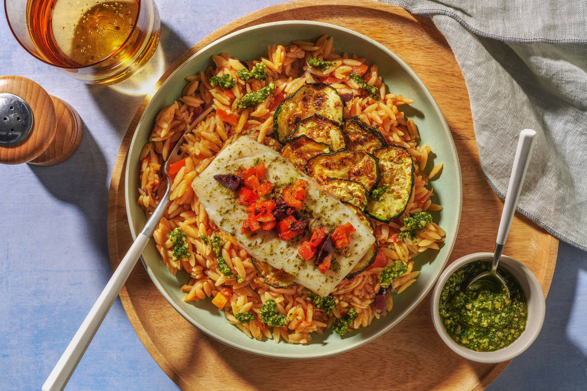 Lieu en papillote aux saveurs méditeranéennes