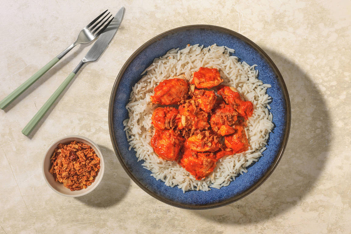 Creamy Chicken Curry and Rice