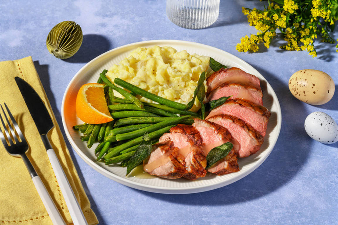 Entenbrust in Zitrus-Salbei-Soße