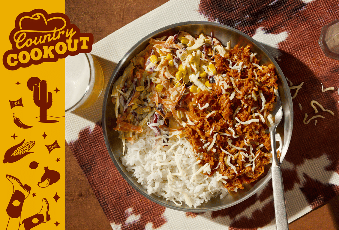 Tex-Mex Pulled Pork & Rodeo Rice Bowl