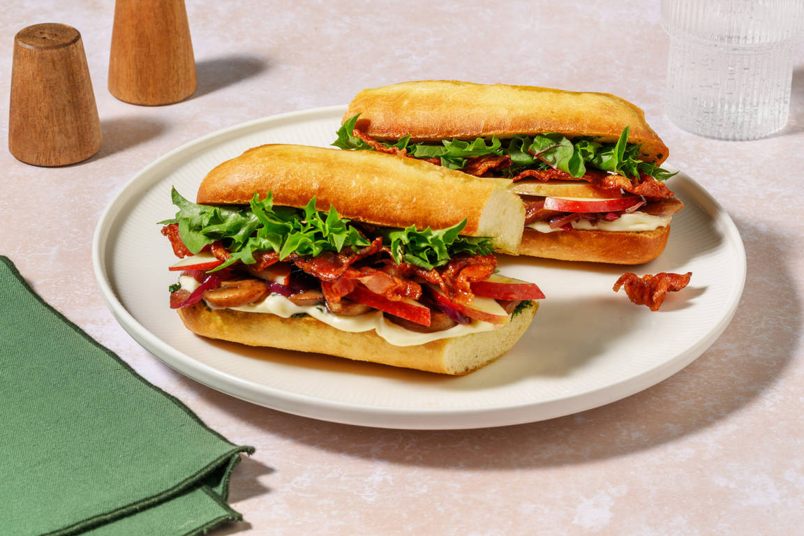 Sprød baconsandwich