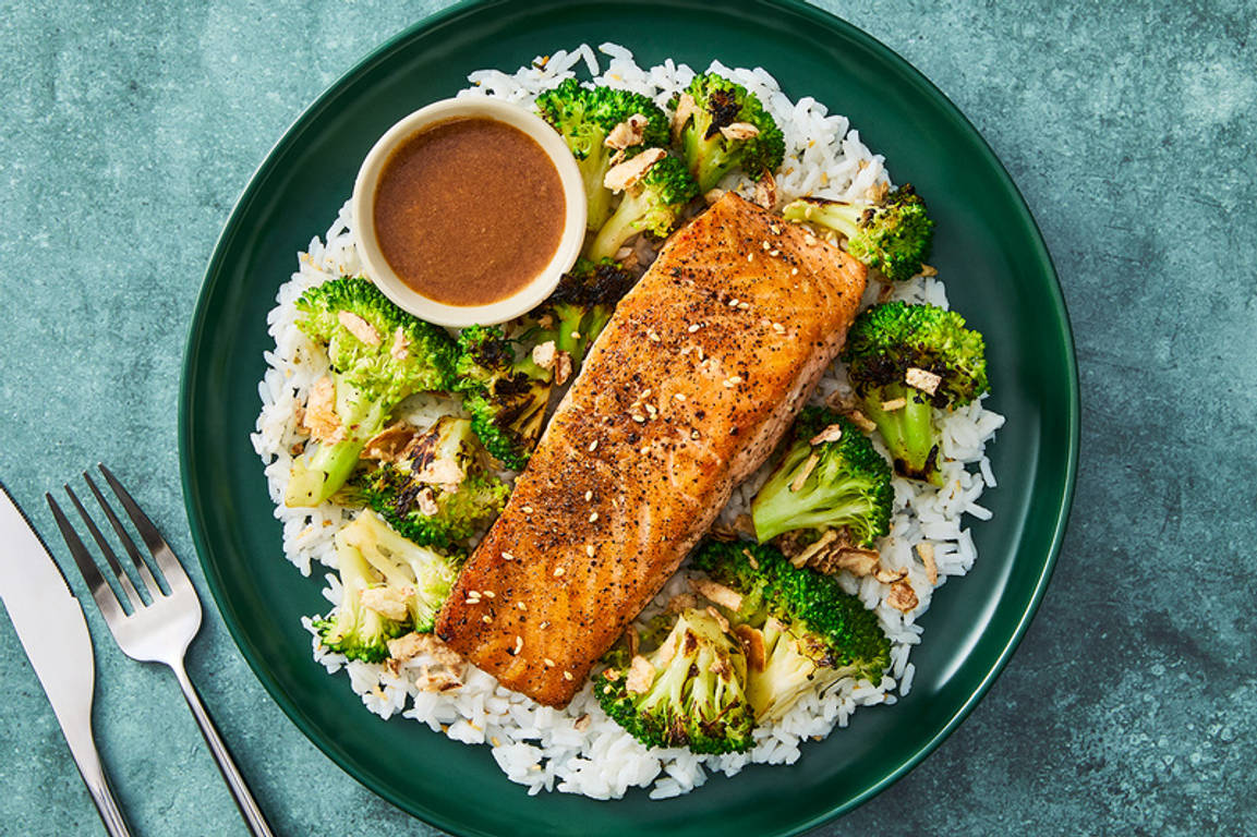 Sesame-Miso Glazed Salmon
