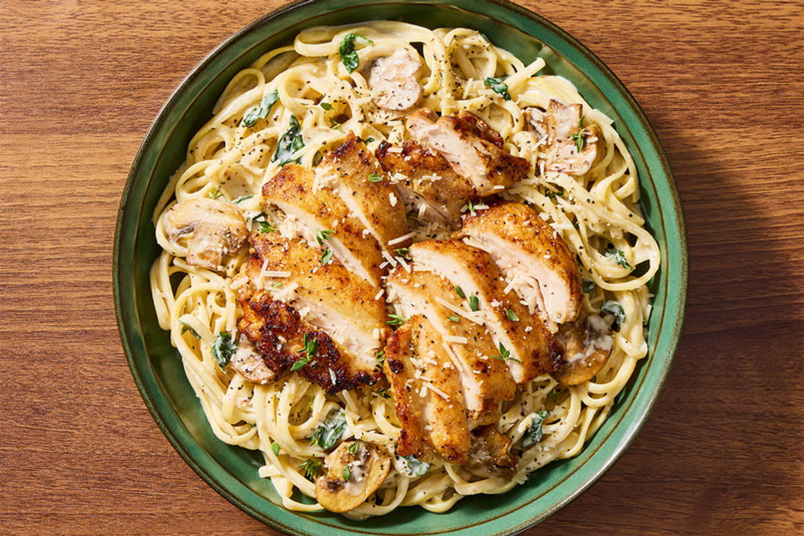 Creamy Chicken Linguine 