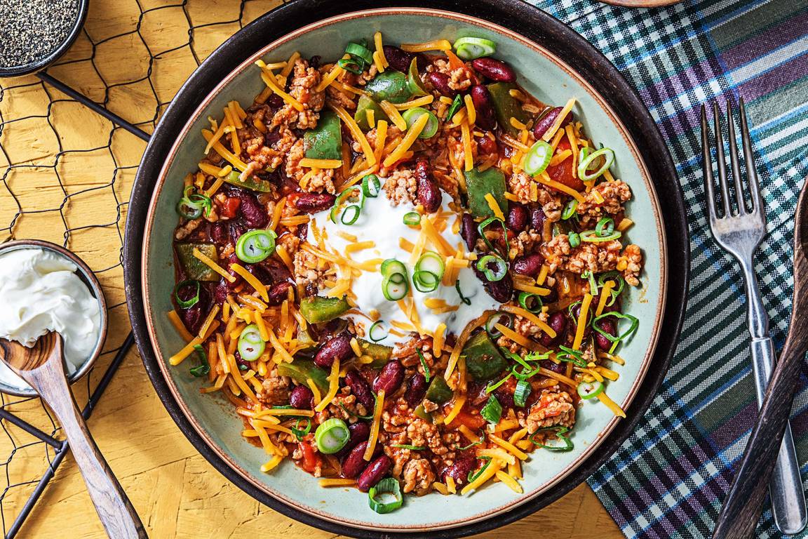One-Pan Hearty Pork Chili