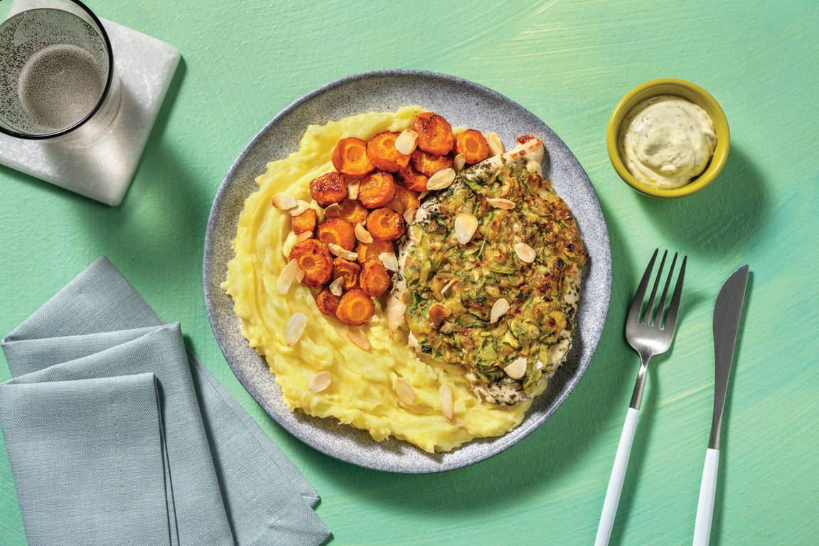 Cheesy Zucchini-Topped Chicken