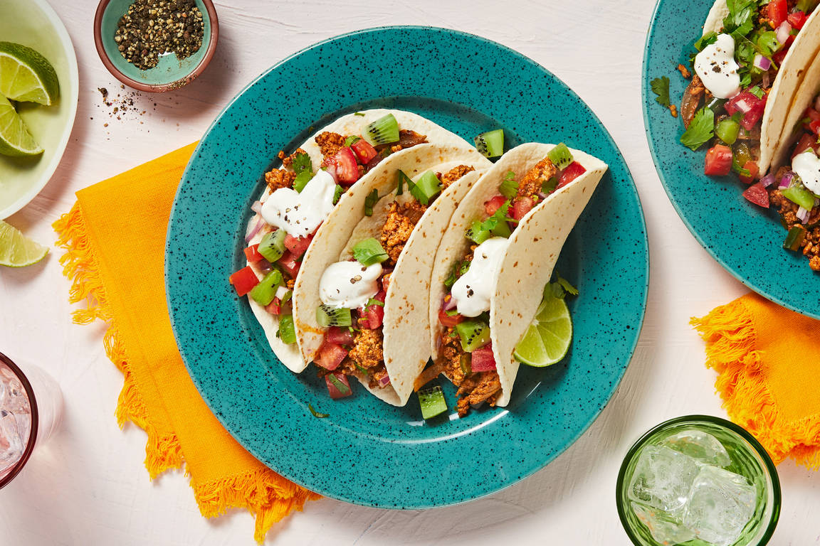 Pork and Poblano Tacos