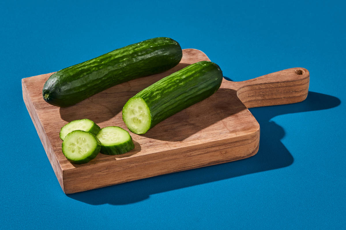 How to cut a cucumber for a salad?