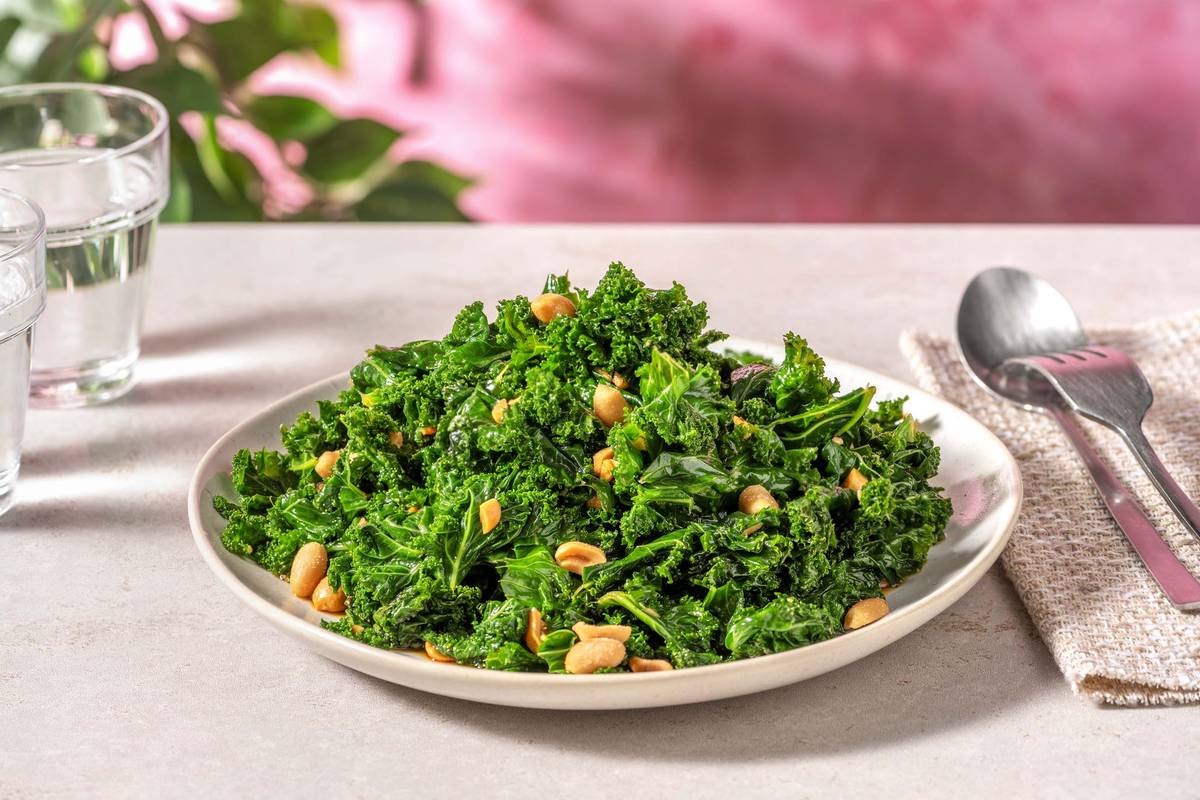 How to prepare kale for a salad?
