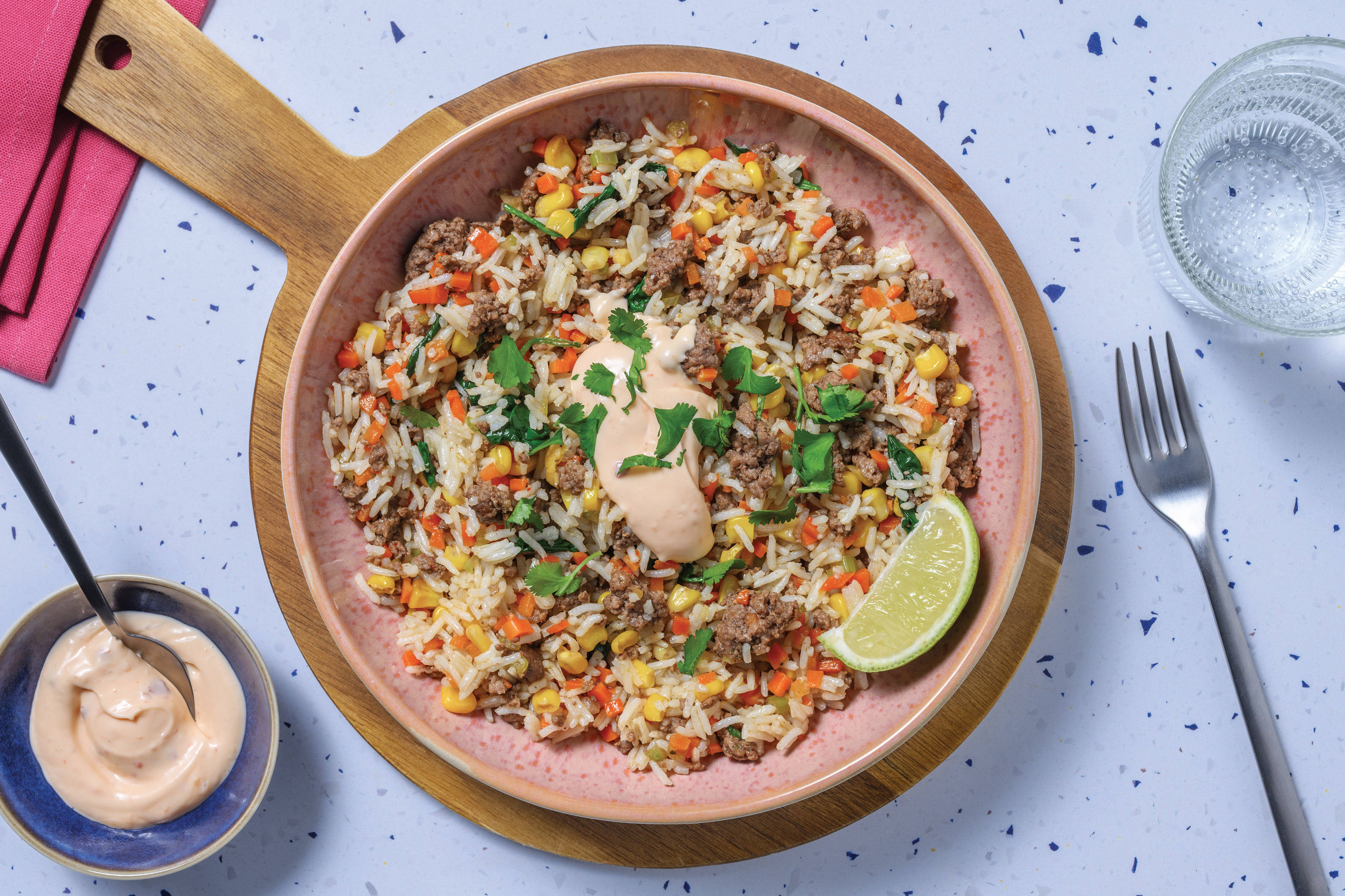 Double Caribbean Beef & Veggie Spiced Rice