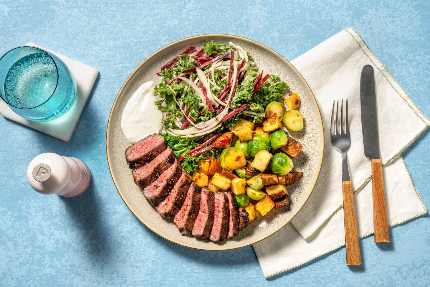 Krydret rumpsteak