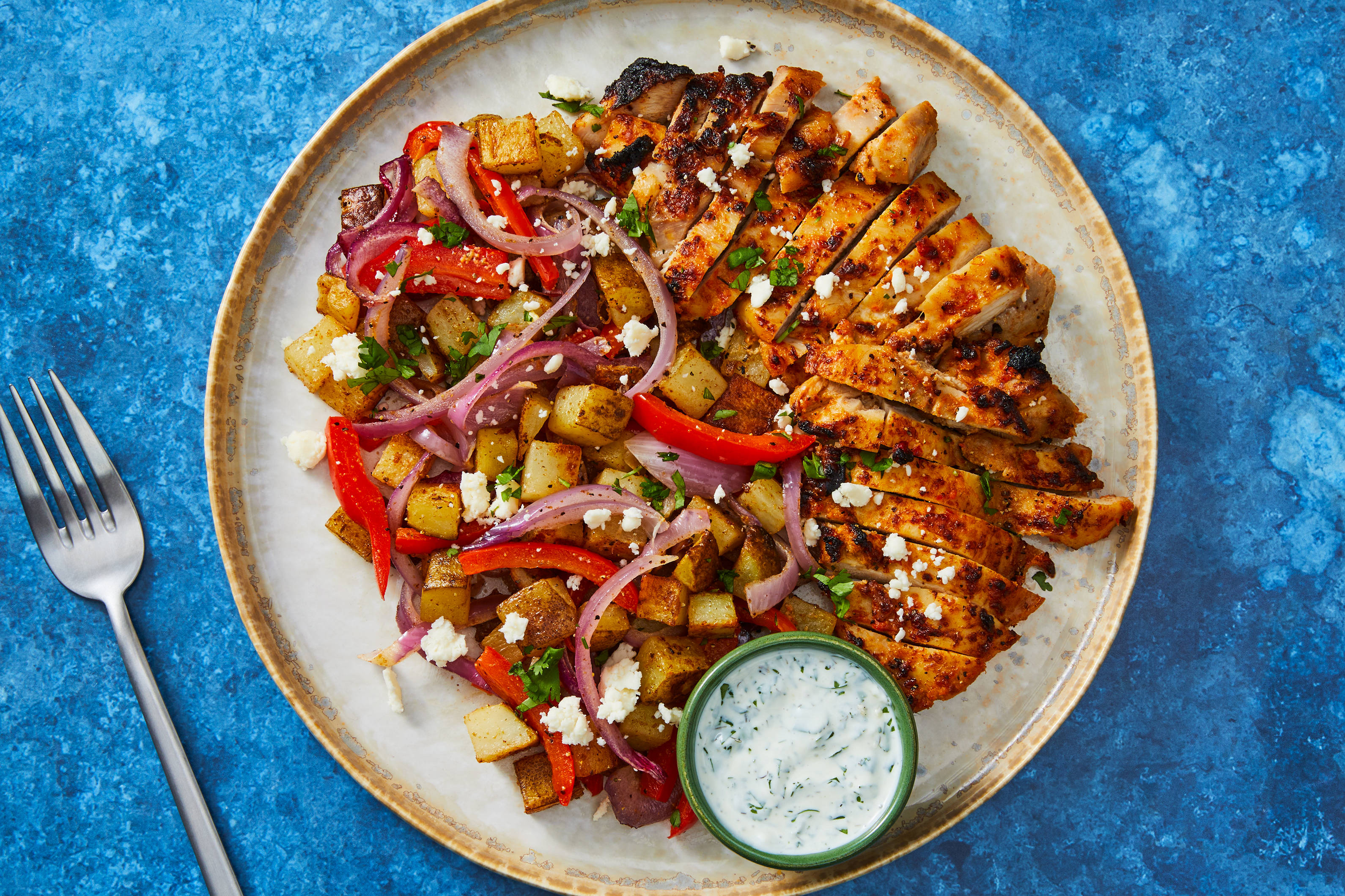 Portuguese Piri Piri Chicken with Veggies and Potatoes