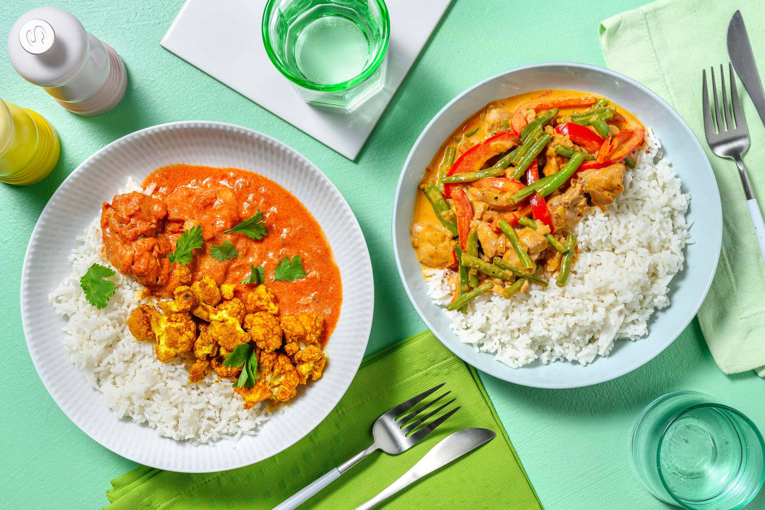 Thaise kipcurry & Indiase boterkip