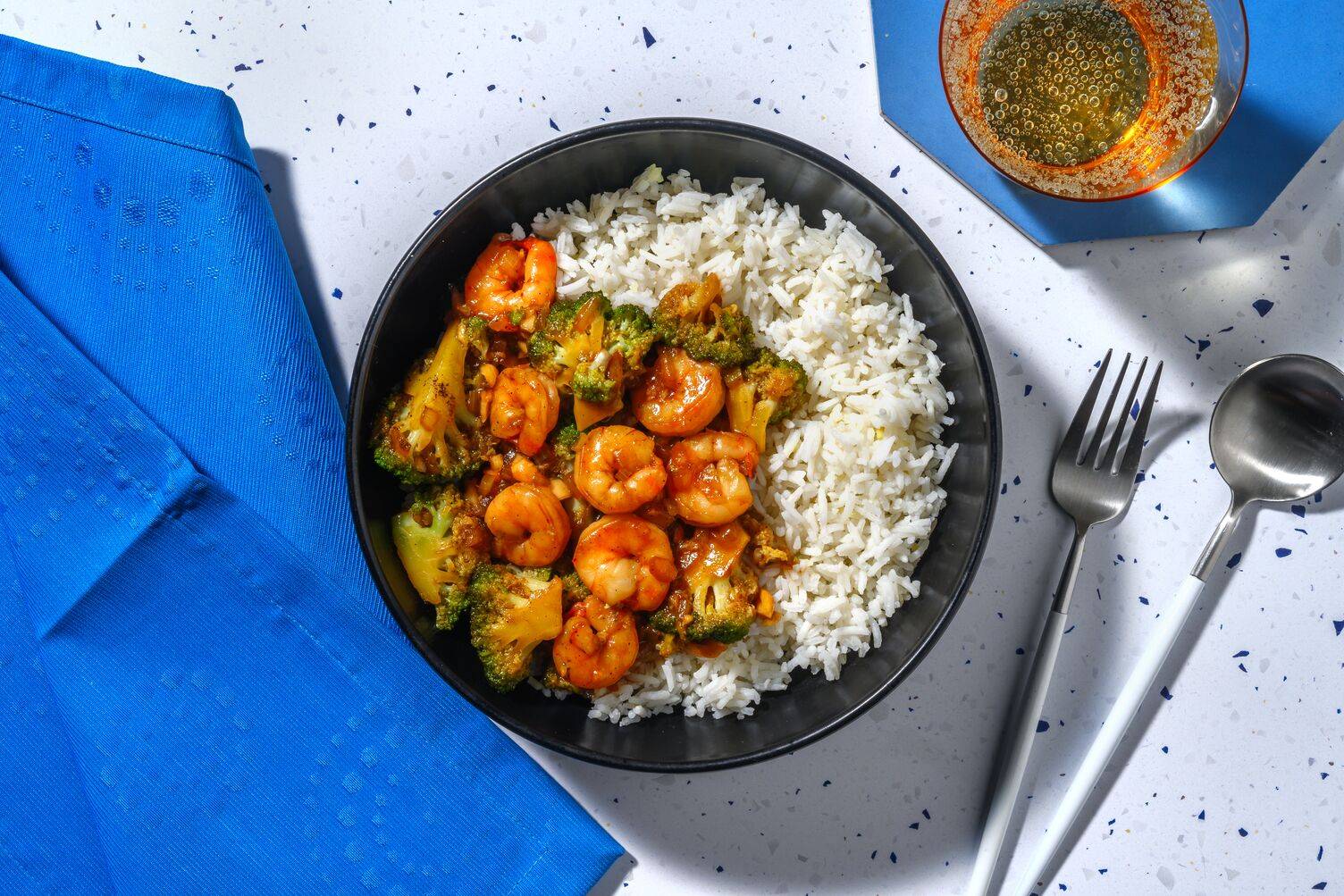 Honey Ginger Double Prawns
