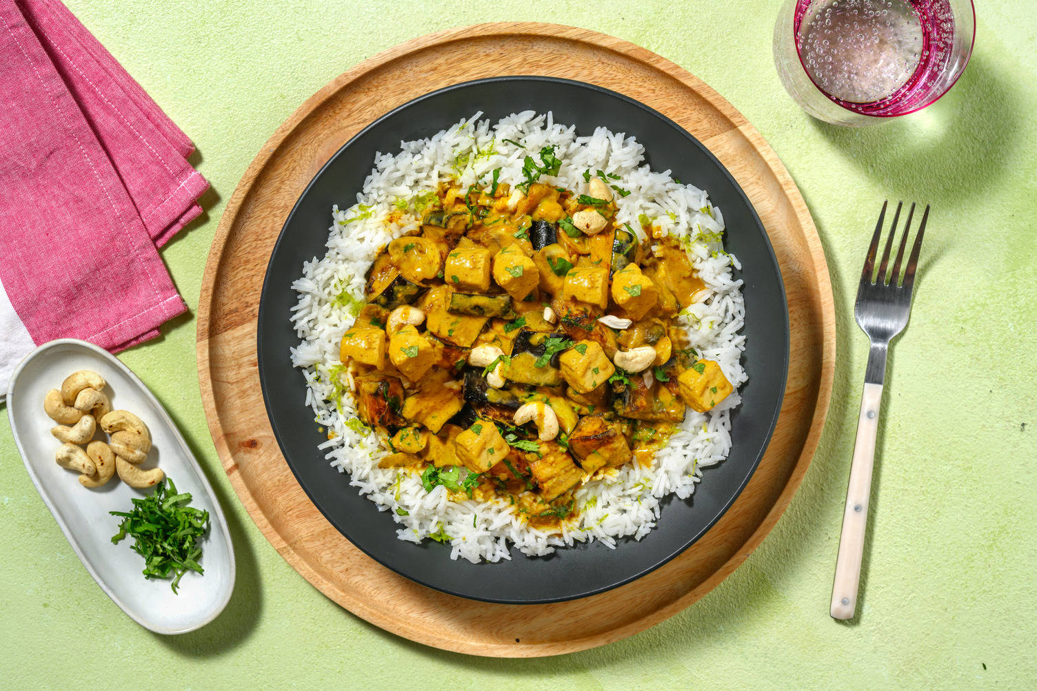 Korma Style Mushroom with Irish Chicken Curry