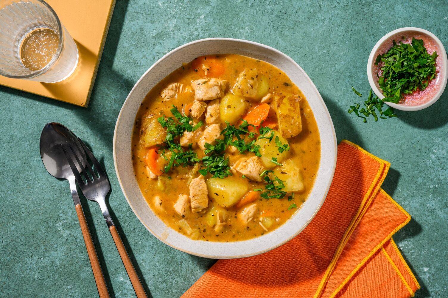 Hearty Double Chicken Stew