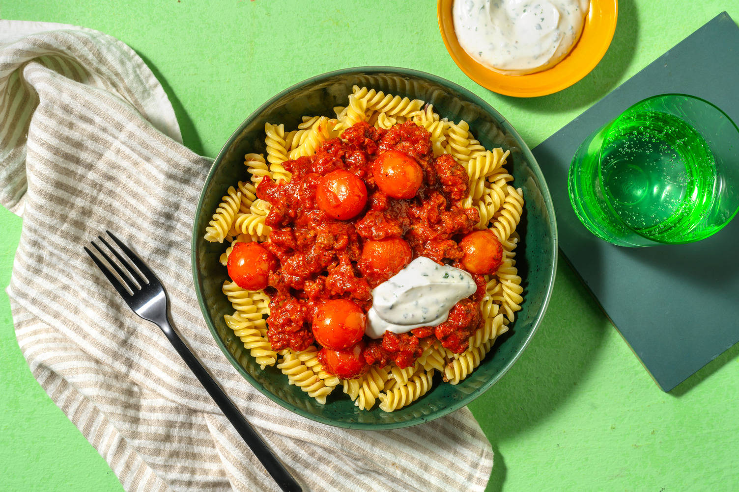 Türkische Bio-Rinderhackfleisch Pasta