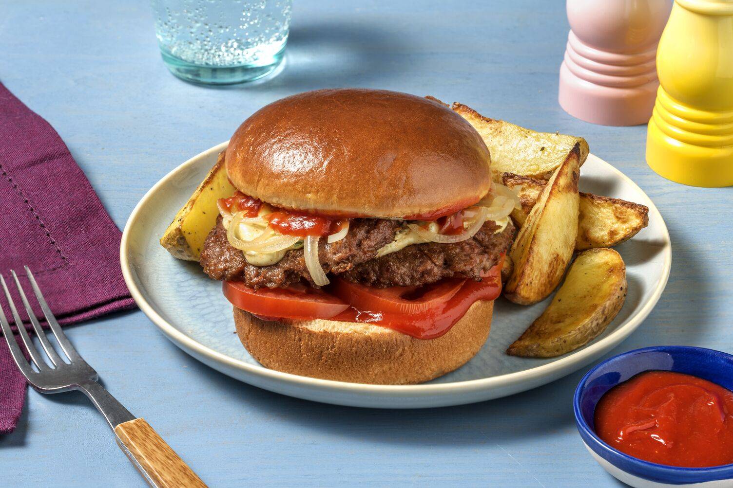 Vegan Jalapeño Burger in Brioche