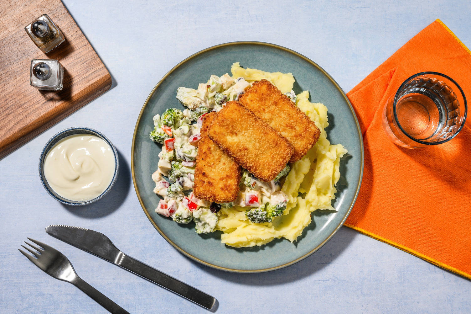 Sprødpaneret halloumi