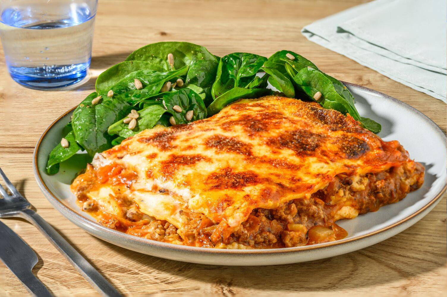 Klassisk storfekjøttdeiglasagne