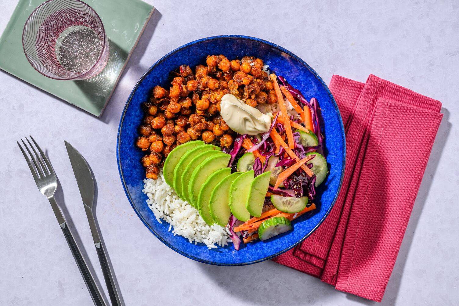 Misoglaseret kikærtebowl