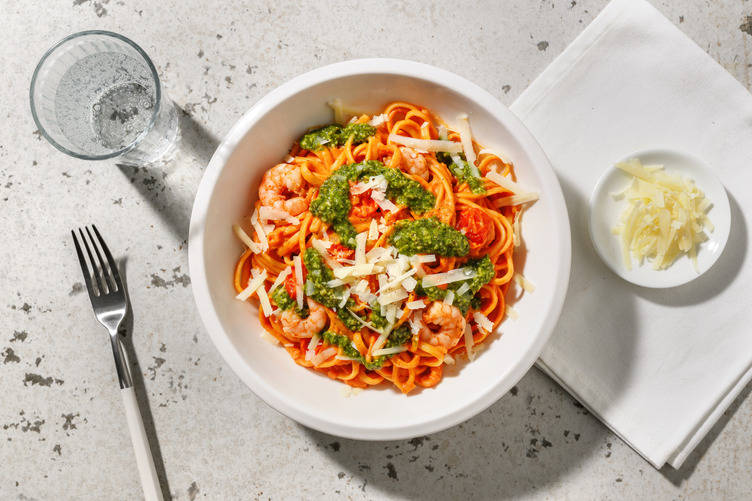Pomodoro Pasta with Prawns