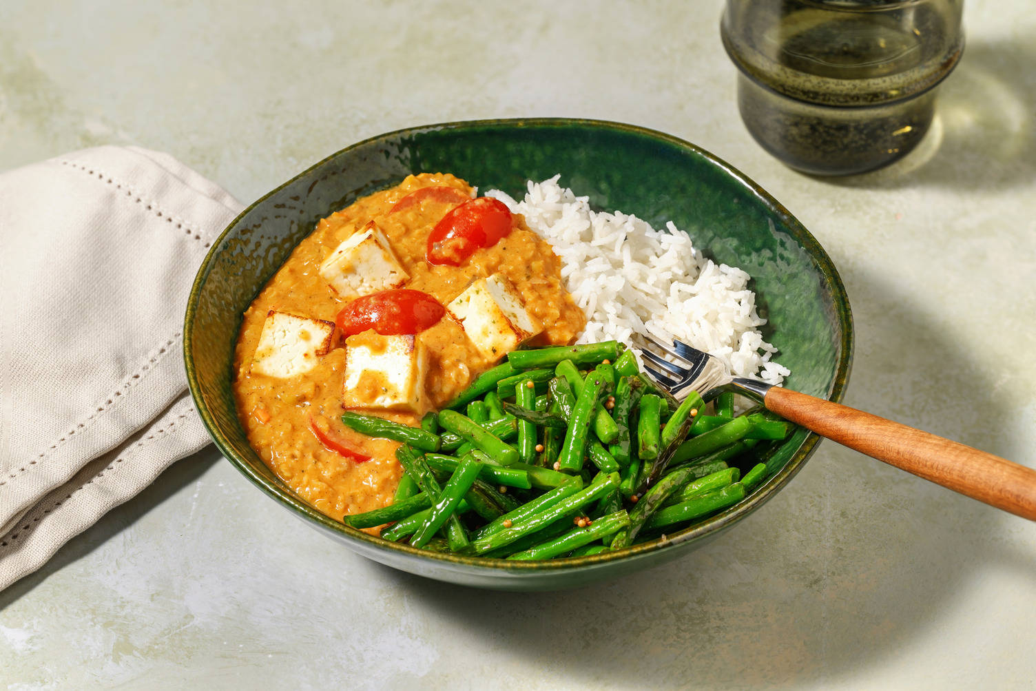 Paneer Butter Lentil Tomato Curry