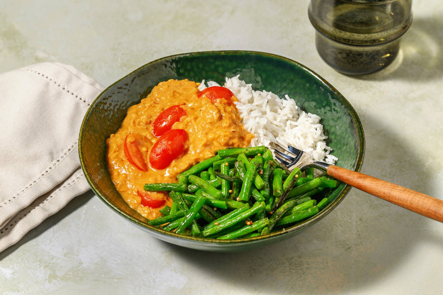 Paneer Butter Lentil Tomato Curry