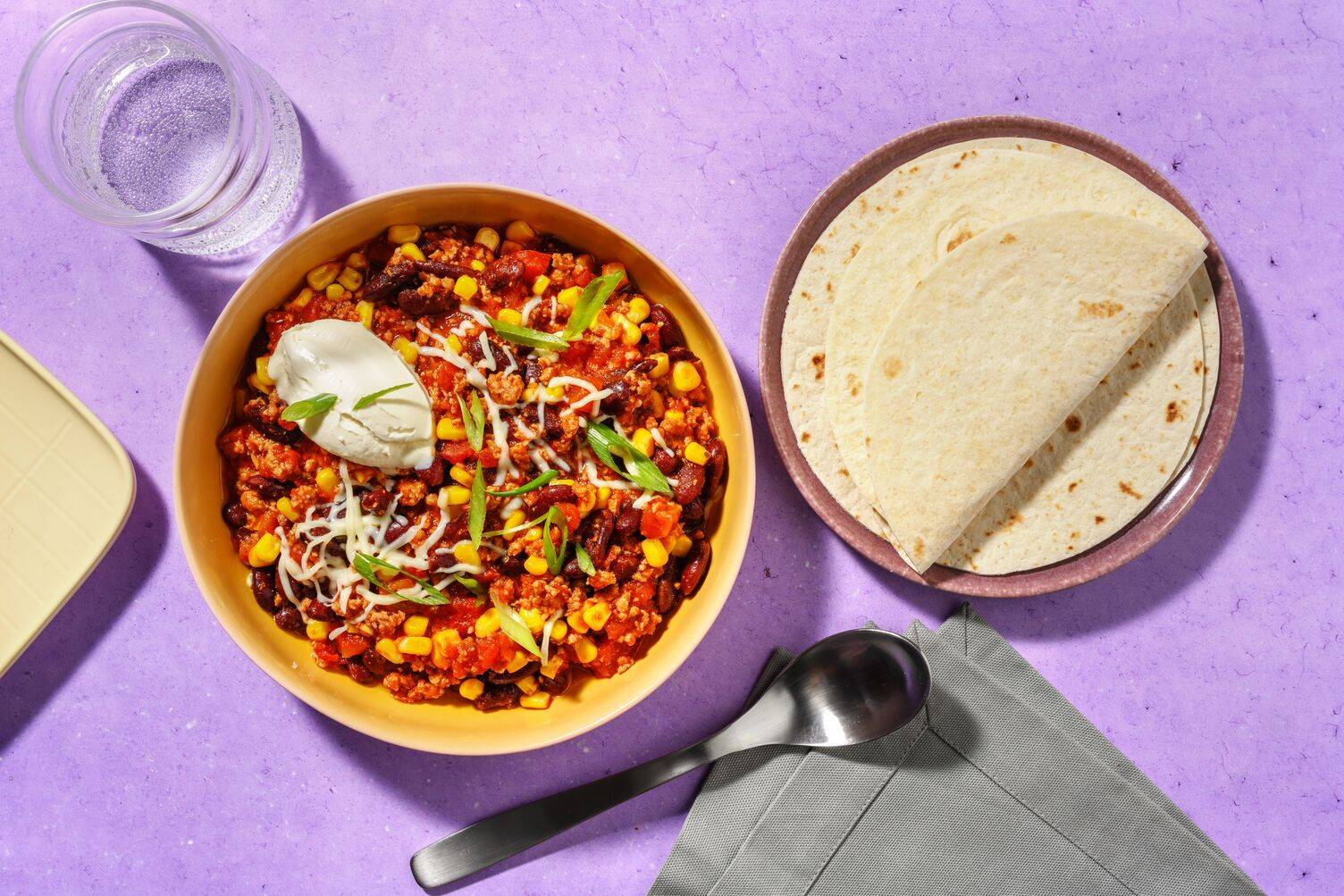 Lean Beef and Mexican-inspired Chilli Bowl