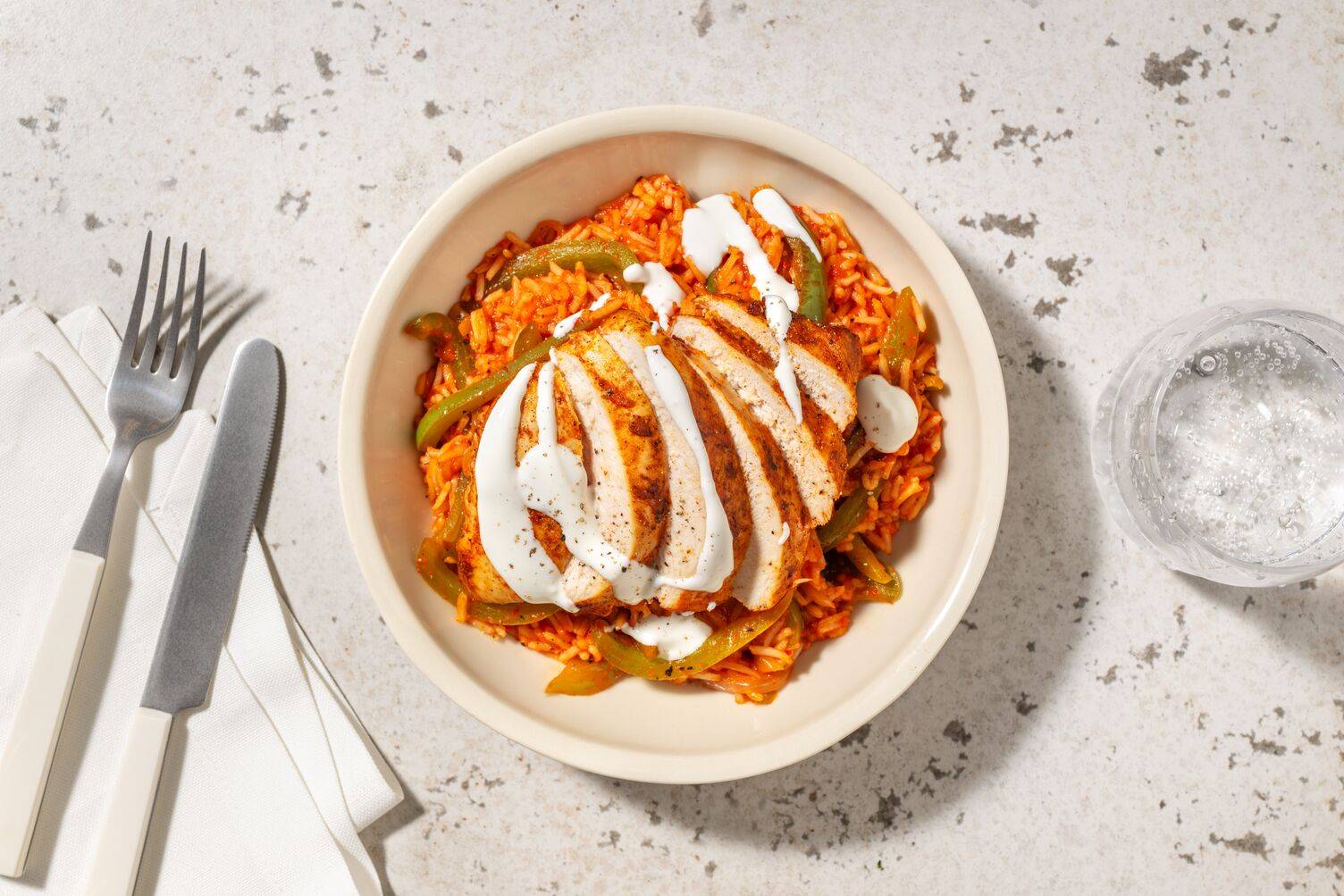 One-Pan: Jambalaya doppelt Hähnchenbrustfilet