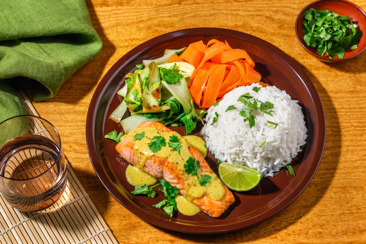 Cambodian-inspired Salmon and Amok Parcel