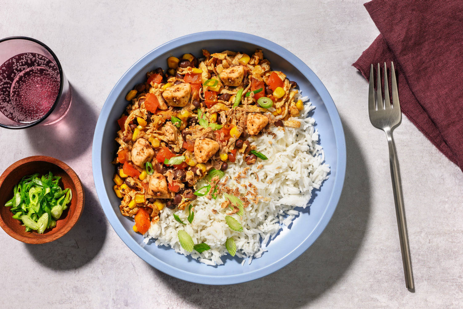 Tofu and Black Bean Chipotle Chilli with Irish Chicken