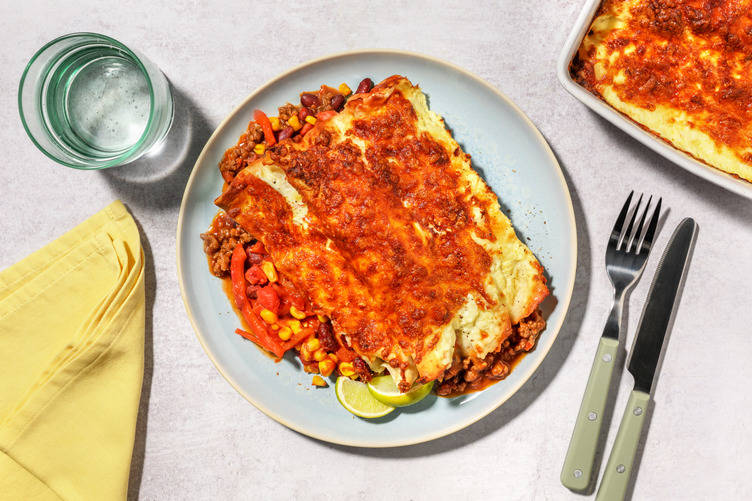 Cheese and Bean Enchiladas with Irish Lean Beef