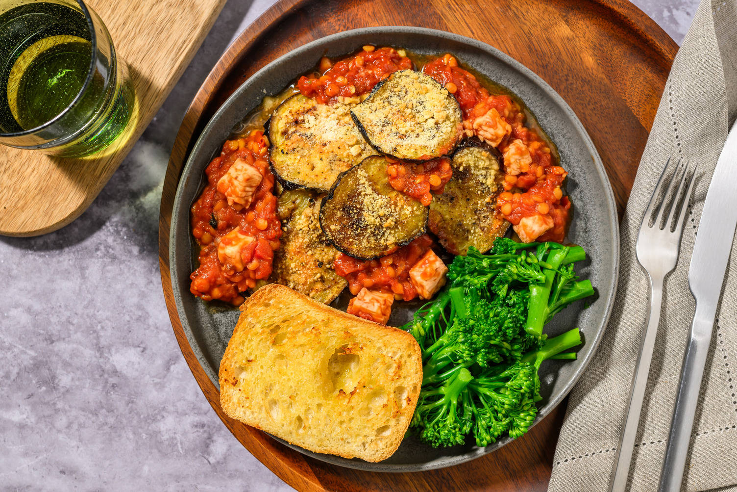 Hearty Chicken Breast, Aubergine and Lentil Moussaka