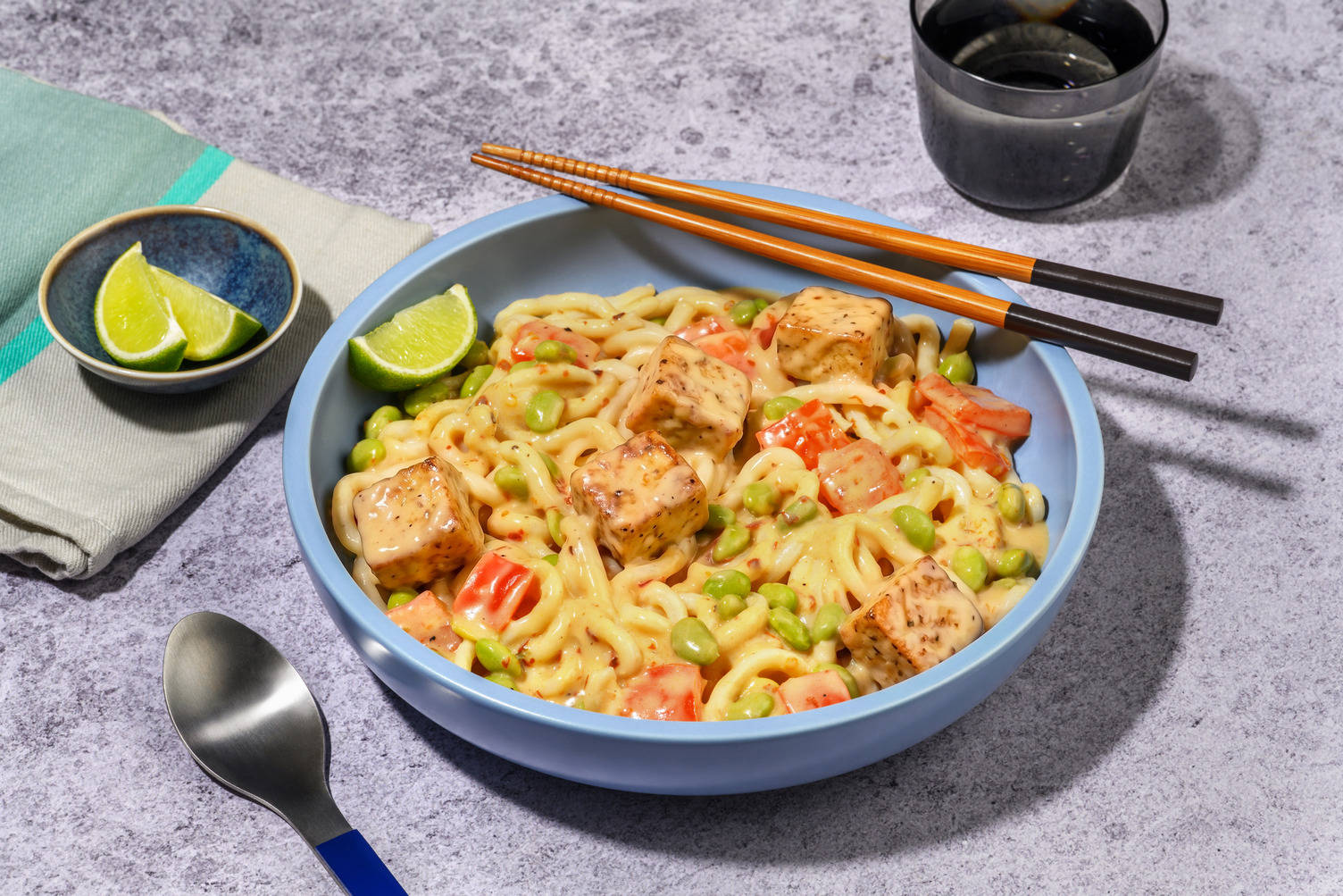 Tofu and Massaman Udon