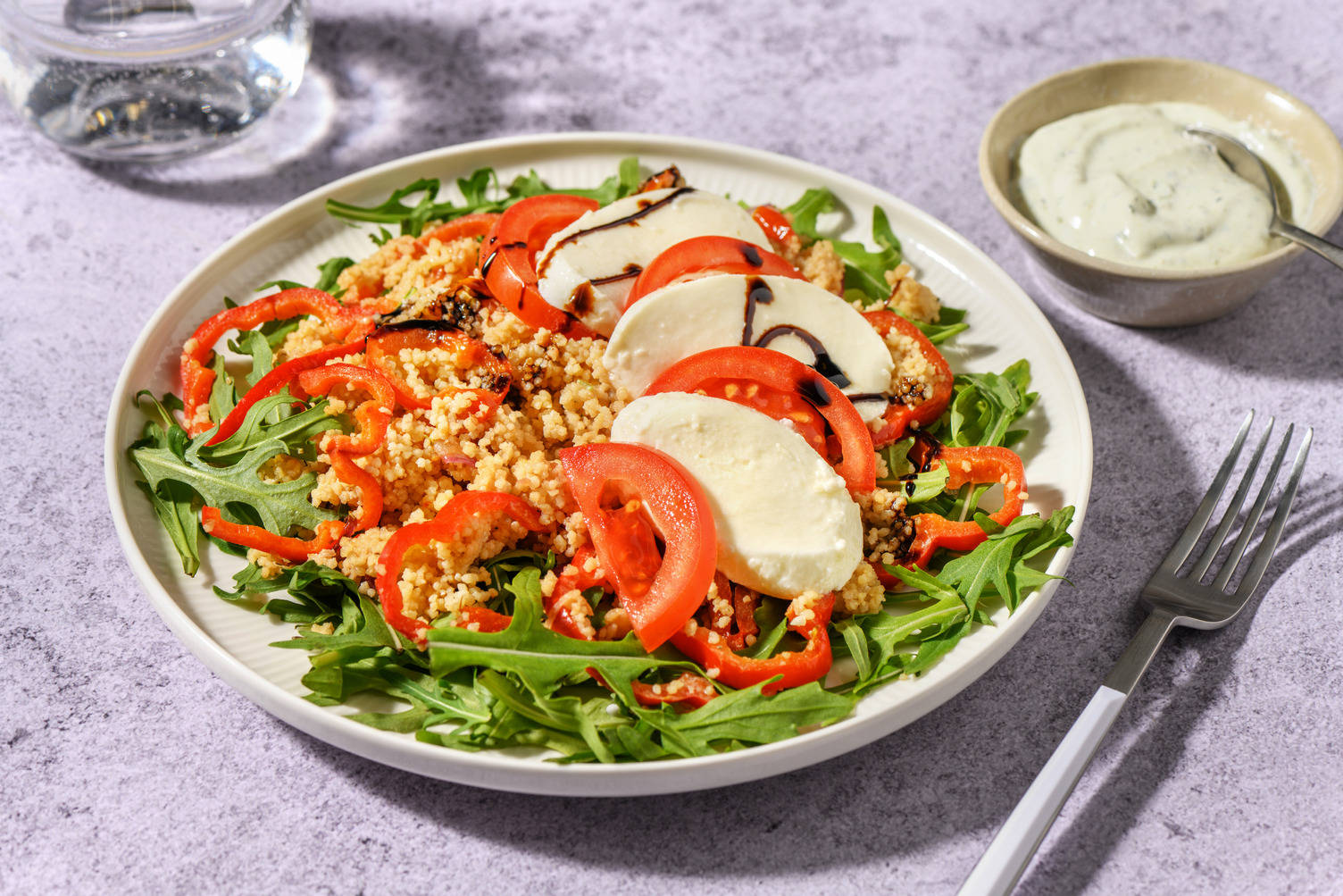 Couscous-Salat alla Caprese