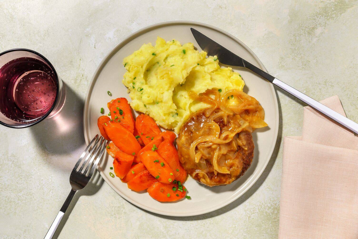 Doppelte vegane Beyond Meat Frikadelle