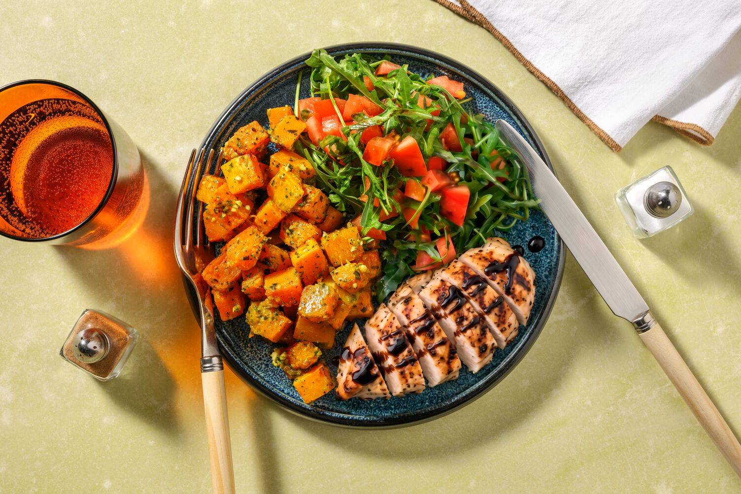 Chicken Breast and Roasted Butternut Squash