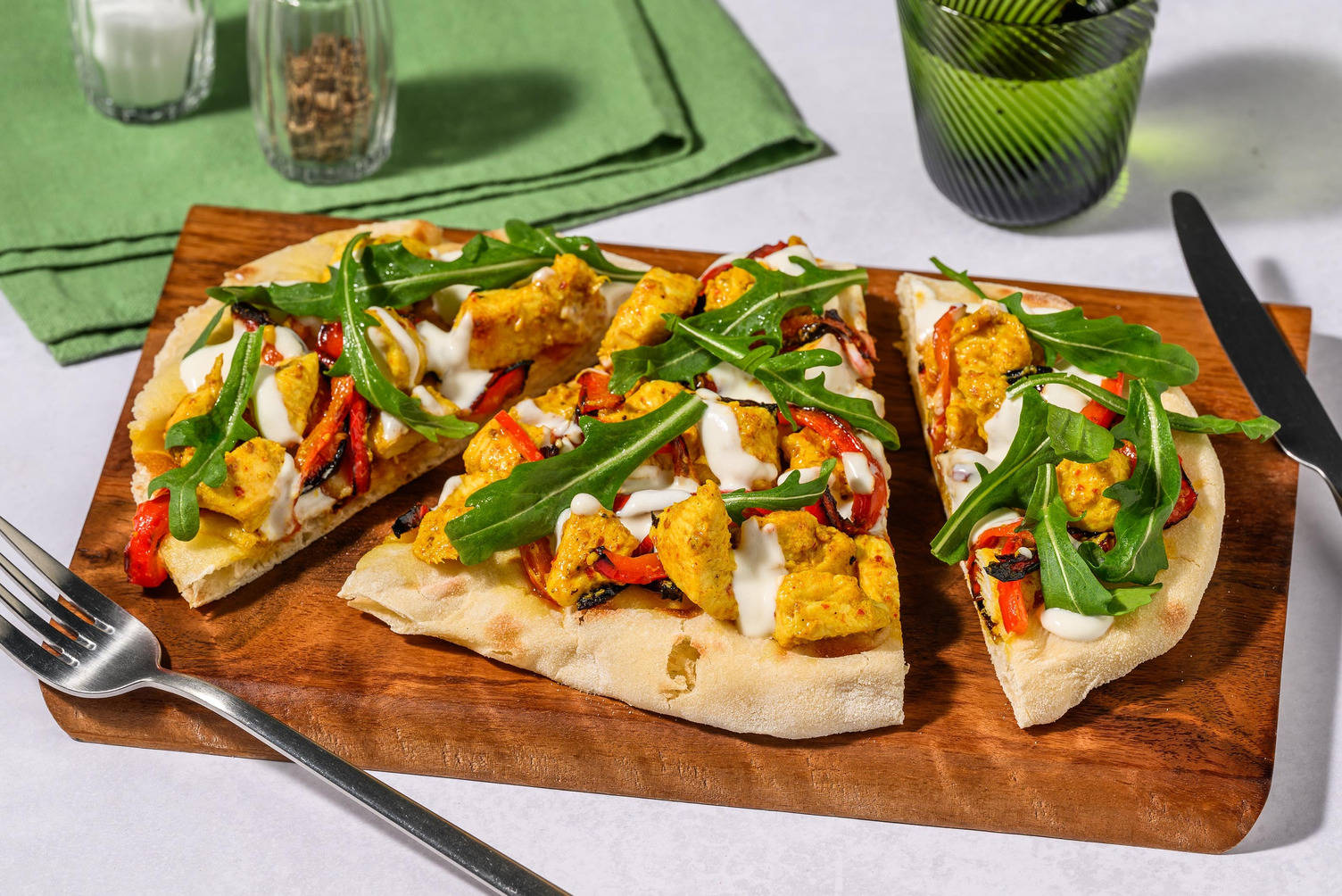 Harissa Double Chicken Loaded Naans